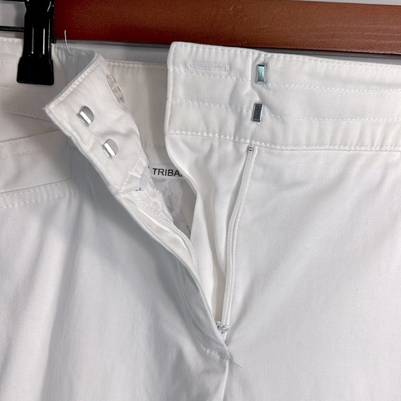 Tribal Stretch White Capri Pants size 6 - Picture 8 of 9
